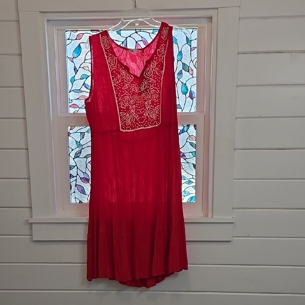 Chic Lolita Red Midi Dress